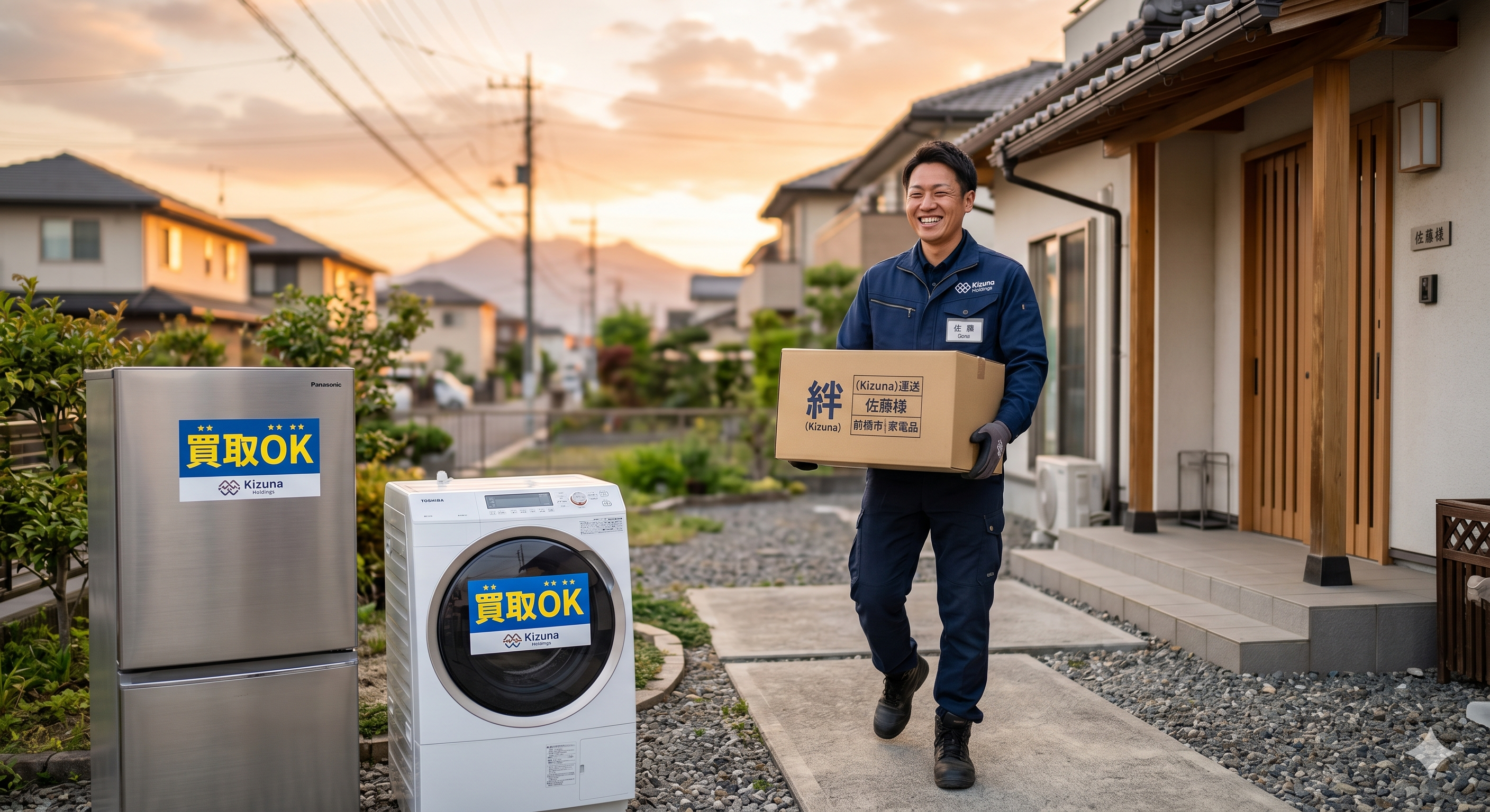 前橋市で買取もできる便利屋なら キズナ ホールディングスまで！