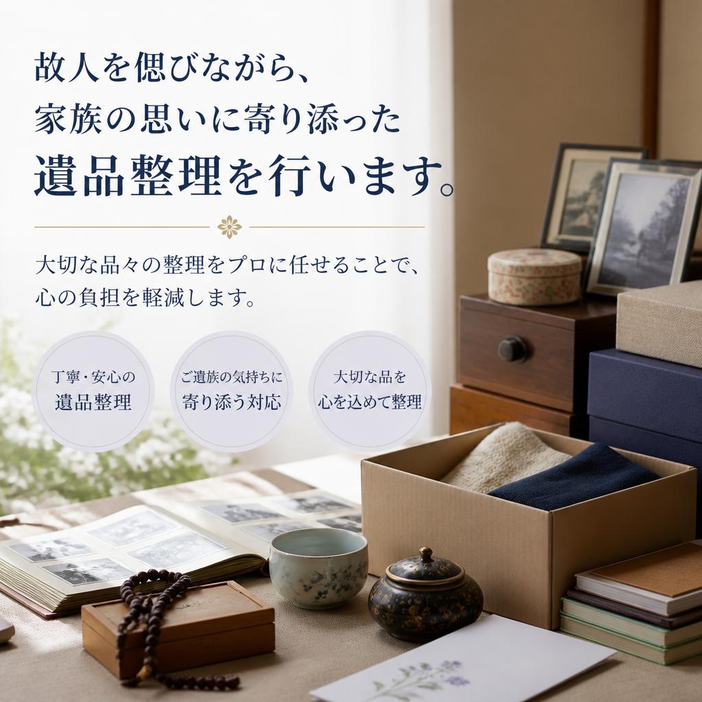 信頼の遺品整理サービス